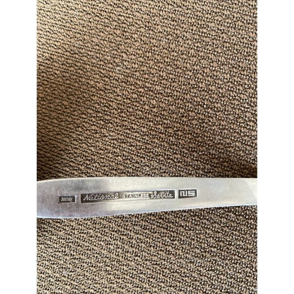 National Stainless Sevita Stainless Flatware Gravy Ladle Serving Spoon Flowers - Picture 5 of 12